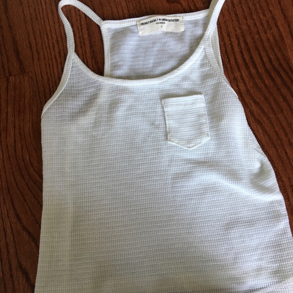 White tank top